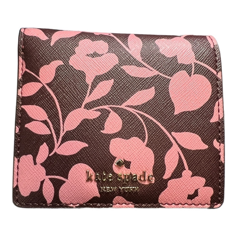 Like New Kate Spade Cove Street Garden Vine Serenade Wallet in Pink Multi